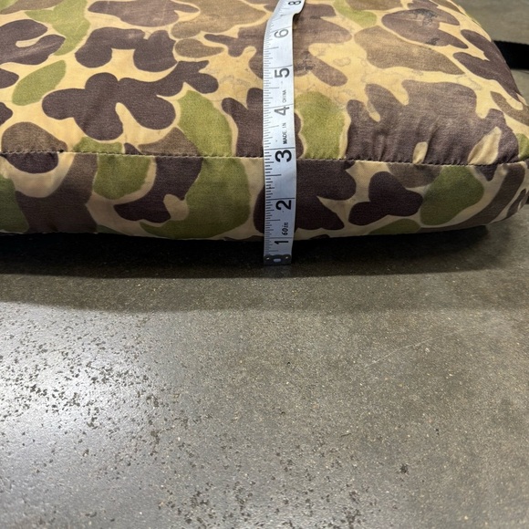 Vintage WWII Camouflage Seat Cushion Military Field Gear Hunting Pad - Picture 8 of 8